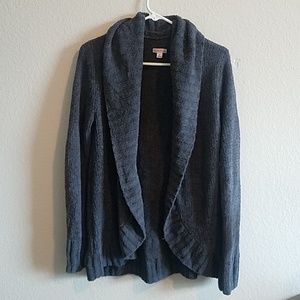 Merona Grey chenille cardigan